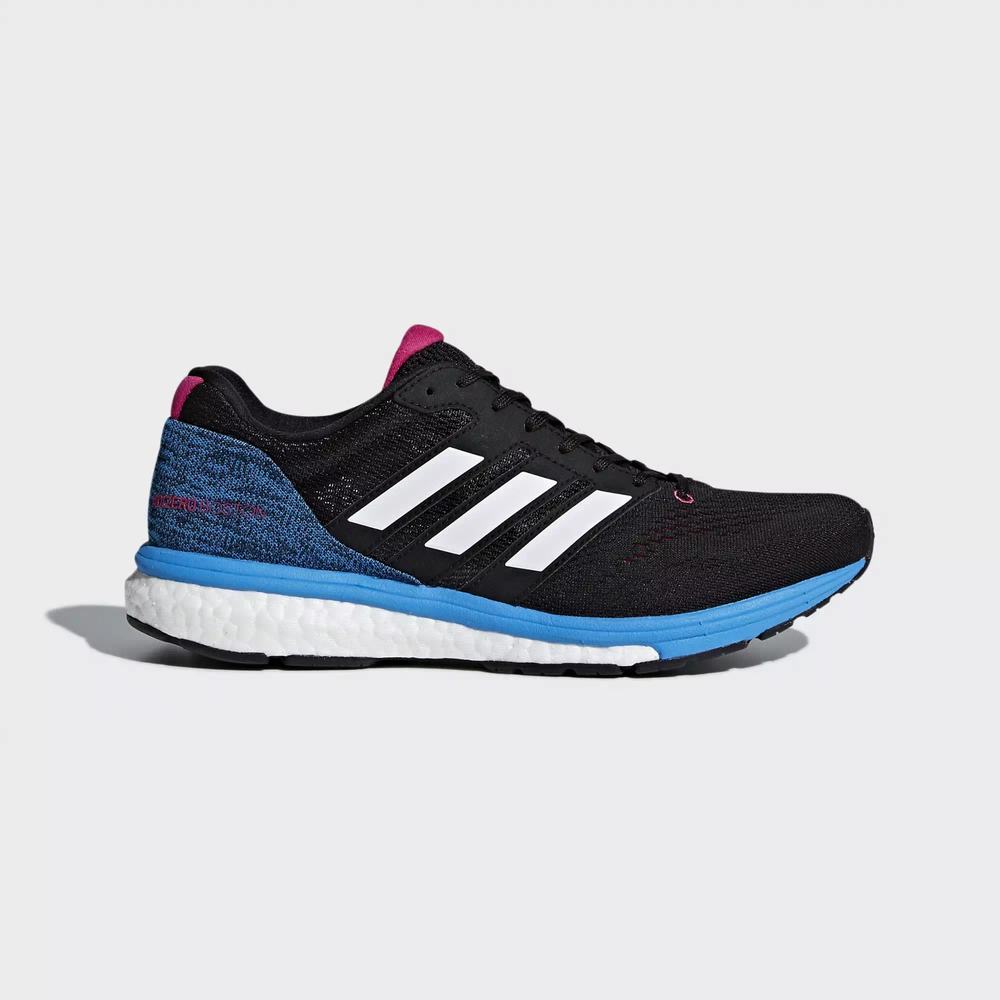 Adidas Adizero Boston 7 Tenis Para Correr Negros Para Mujer (MX-32420)